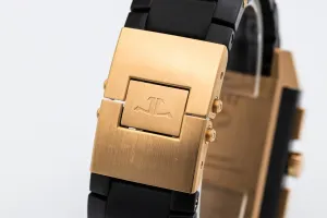 Jaeger-LeCoultre Reverso Squadra Chrono GMT Black Rubber 231.L.50 Circa 2000s