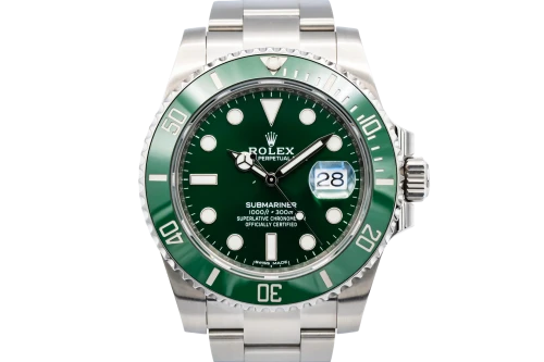 Rolex Submariner 40mm 'Hulk' Stainless Steel Oyster 116610LV 2019