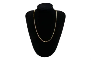 9ct Yellow Gold Anchor Link Chain 18" 1.5g