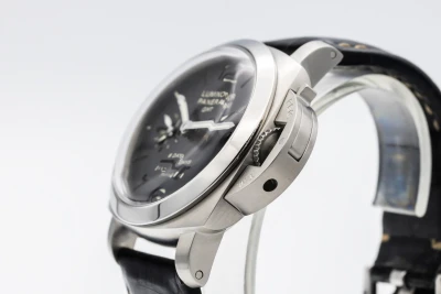 Panerai Luminor 8 Days GMT 44mm Black Leather PAM00233 2012
