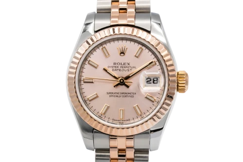 Rolex Lady DateJust 26mm Steel & 18ct Rose Gold Jubilee 179171 2006