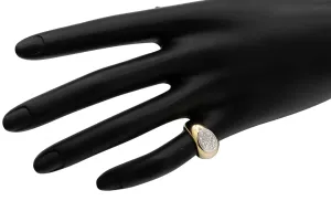 18ct Yellow Gold Oval Diamond Ring 0.30ct