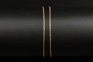 9ct Yellow Gold Singapore Chain 15"