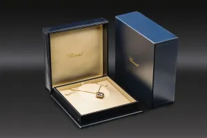 Chopard IMPERIALE 18ct Rose Gold Amethyst Diamond Pendant Necklace 23.3g