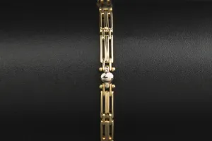 9ct Yellow Gold Fancy Bracelet 11.2g