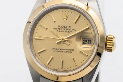Rolex Lady DateJust 26mm Steel & 18ct Yellow Gold Jubilee 69163 1995