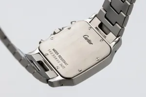 Cartier Santos Galbee Chrono Steel & 18ct Yellow Gold 29mm W20042C4/2425 2001