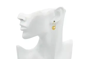 9ct Yellow Gold Polished Ball Drop Gold Earrings 5g