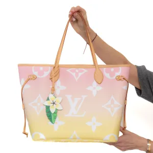 Louis Vuitton Monogram By The Pool Neverfull MM Rose Escale Bag