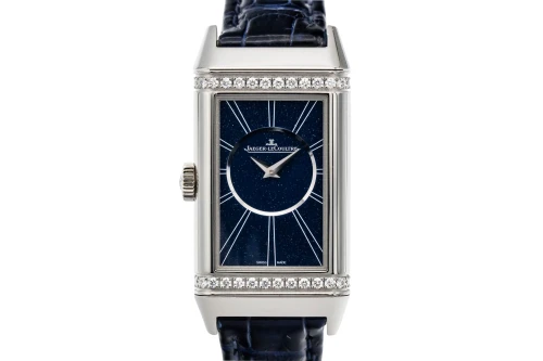 Jaeger-LeCoultre Reverso One Duetto 20x40.1mm Blue Leather Q334848J 2023