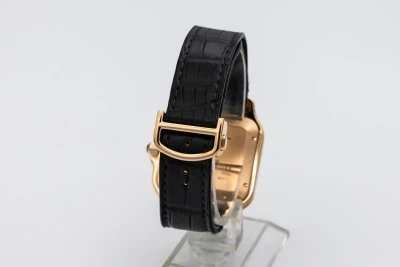 Cartier Santos De Cartier 40mm Black Leather WGSA0019 2021