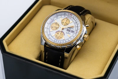 Breitiling Bentley Chrono Automatic 44mm Black Leather D13362 2005