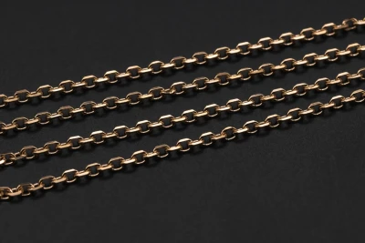 9ct Rose Gold Fancy Link Chain 11.8g