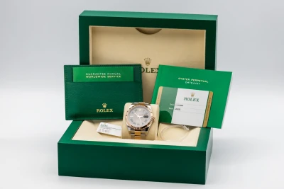 Rolex DateJust 41mm 'Wimbledon' Steel & 18ct Rose Oyster 126331 2019