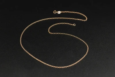 9ct Rose Gold Belcher Chain 15" 1.8g
