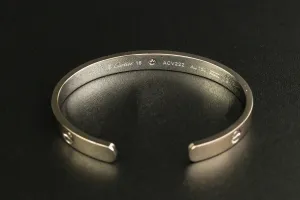 Cartier LOVE Bracelet Open 1 Diamond 18ct White Gold Size 16