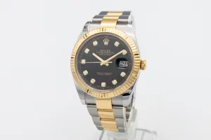 Rolex DateJust 41mm Steel & 18ct Yellow Gold Oyster 126333 2018