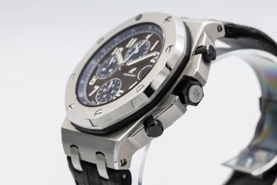 Audemars Piguet Royal Oak Offshore Chronograph Black Leather 26470ST.OO 2020