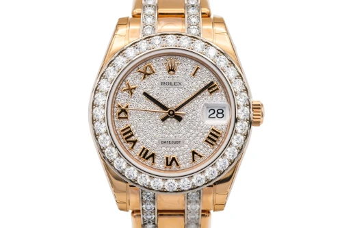 Rolex Pearlmaster 34mm 18ct Rose Gold Pearlmaster 81285 2019 UNWORN