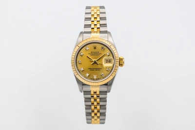 Rolex Lady DateJust 26mm Steel & 18ct Yellow Gold Jubilee 69173 1989