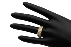 9ct Yellow Gold Diamond Half Eternity Ring 1.25ct