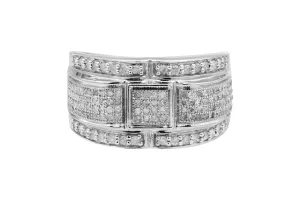 9ct White Gold Diamond Ring 0.65ct 5.4g