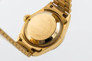 Rolex Lady DateJust 26mm 18ct Yellow Gold Presidential 69178 1989