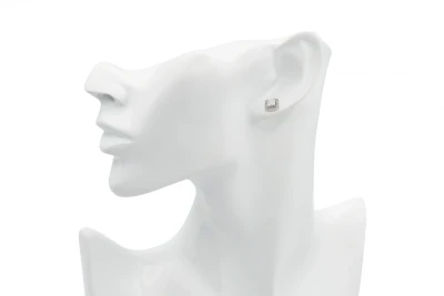 18ct White Gold Diamond Stud Earrings  0.81ct E VVS Gia Certified