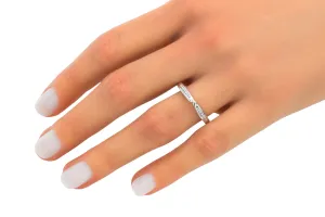 Platinum Channel Set Diamond Eternity Wedding Band 0.14ct 4.5g