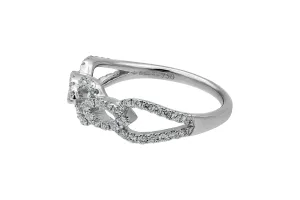 18ct White Gold Diamond Ring 0.70ct