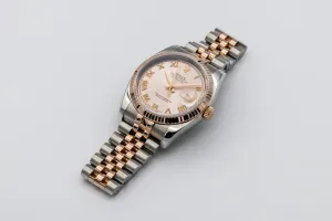 Rolex DateJust 36mm Steel & 18ct Rose Gold Jubilee 116231 2015