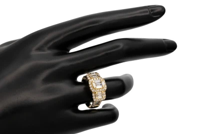 14ct Yellow Gold 3 Stone Trilogy Diamond Ring 1.40cts