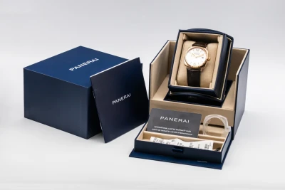 Panerai Radiomir Quaranta Goldtech 40mm Brown Leather PAM01026 2024 UNWORN