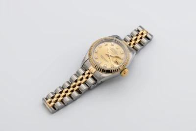 Rolex Lady DateJust 26mm Steel & 18ct Yellow Gold Jubilee 69173 1989