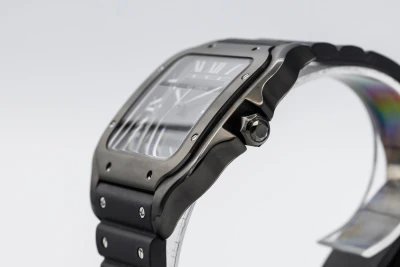 Cartier Santos De Cartier 39.8mm Black Rubber WSSA0039 2024