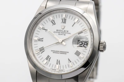 Rolex Oyster Perpetual Date 34mm Stainless Steel Oyster 15200 1999