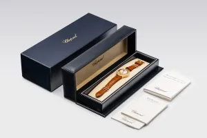 Chopard Happy Diamond 37mm Brown Leather 20/7229-20 Circa 2010