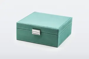 TDB Watch Storage Box - Teal Velvet - 6 Watch Capacity