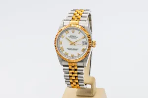 Rolex DateJust 31mm Steel & 18ct Yellow Gold Jubilee 68273 1999
