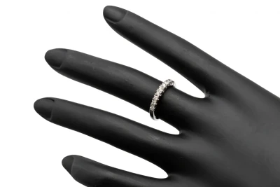 9ct White Gold Diamond Eternity Ring 0.18ct