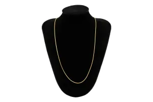 9ct Yellow Gold Snake Link Chain 18" 3.3g