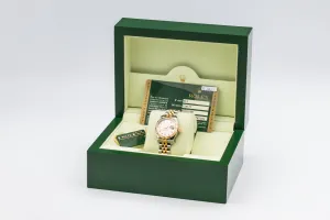 Rolex DateJust 26mm Steel & 18ct Rose Gold Jubilee 179171 2008