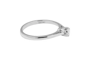 9ct White Gold Diamond Solitaire Engagement Ring 0.25ct