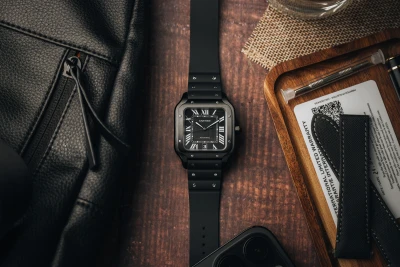 Cartier Santos De Cartier 39.8mm Black Rubber WSSA0045 2025