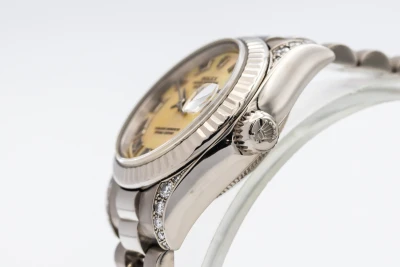 Rolex Lady DateJust 26mm 18ct White Gold Presidential 179239 2003
