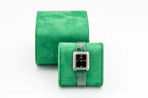 Piaget Protocole 26mm Green Leather White Gold 74101 Circa 1980s