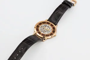 Jaeger LeCoultre Master Ultra Thin Squelette 38m Black Leather Q13425SQ 2017