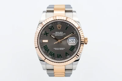Rolex DateJust 41mm 'Wimbledon' Steel & 18ct Rose Oyster 126331 2019