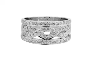 18ct White Gold Diamond Ring 0.48ct