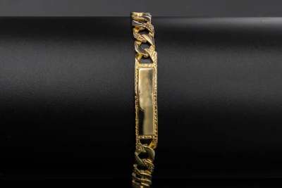 9ct Yellow Gold Children's ID Bracelet 8.8g